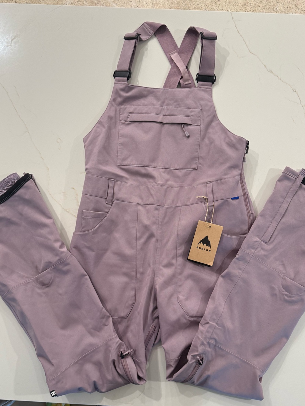 Burton W Avalon Elderberry Lilac Bib Snow Overalls